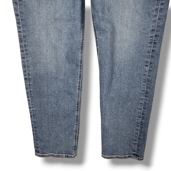 American Eagle High Rise Mom Jean Relaxed Fit Tapered 29" L Size 14 Long 14L - Picture 6 of 13